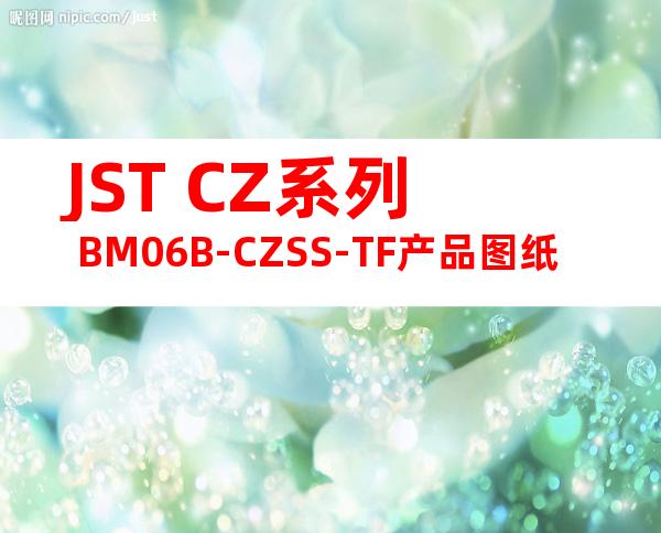 JST CZ系列 BM06B-CZSS-TF产品图纸